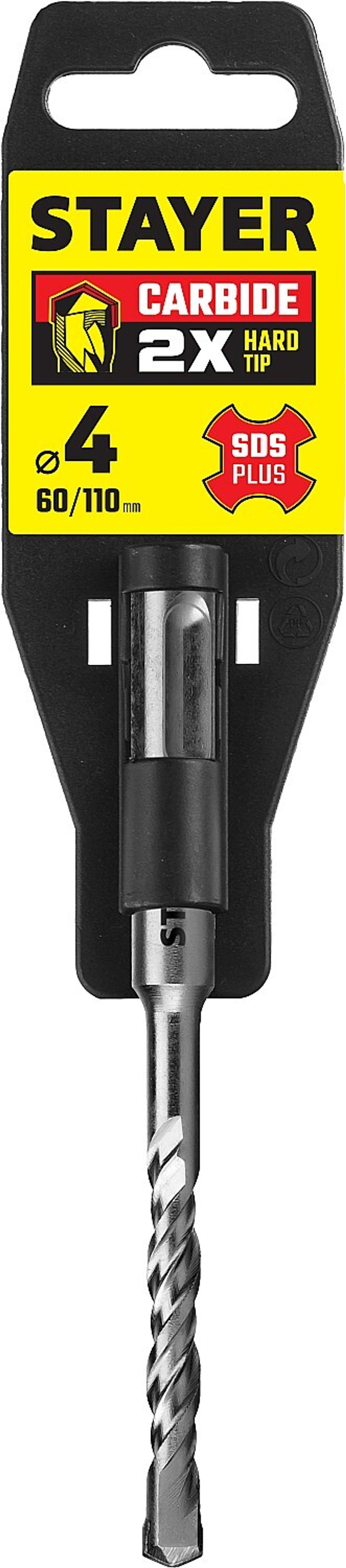 STAYER 4 x 110 мм, SDS-plus бур, Professional (2930-110-04)