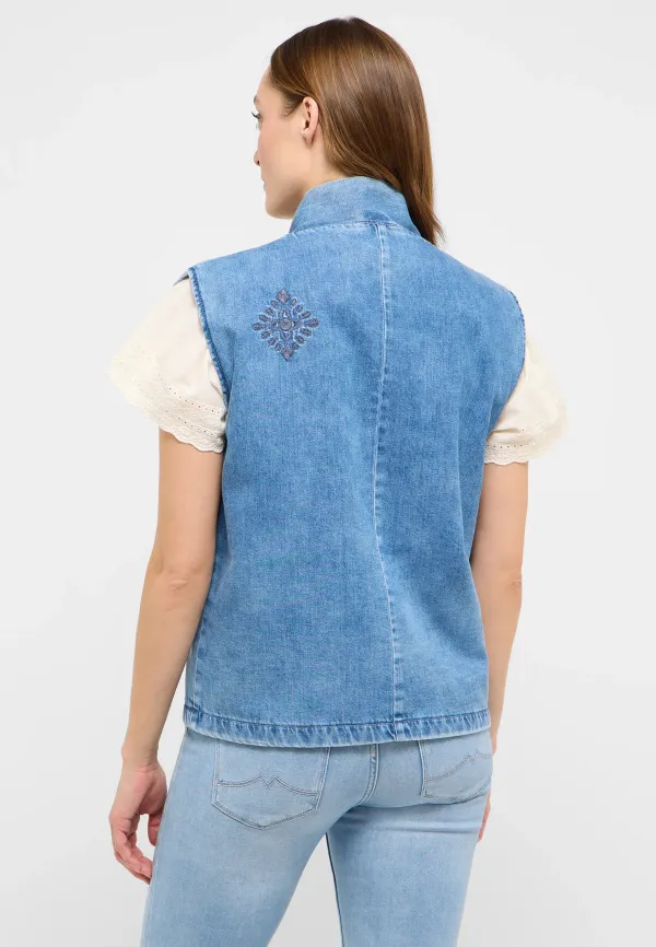 Жилет джинсовый женский MUSTANG Gillian Denim Vest