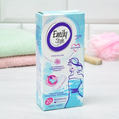 Прокладки ежедневные 20шт ультратонкие, Emily Style Multiform