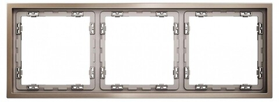 Рамка на 3 поста Voltum S70 METAL VLSM120310
