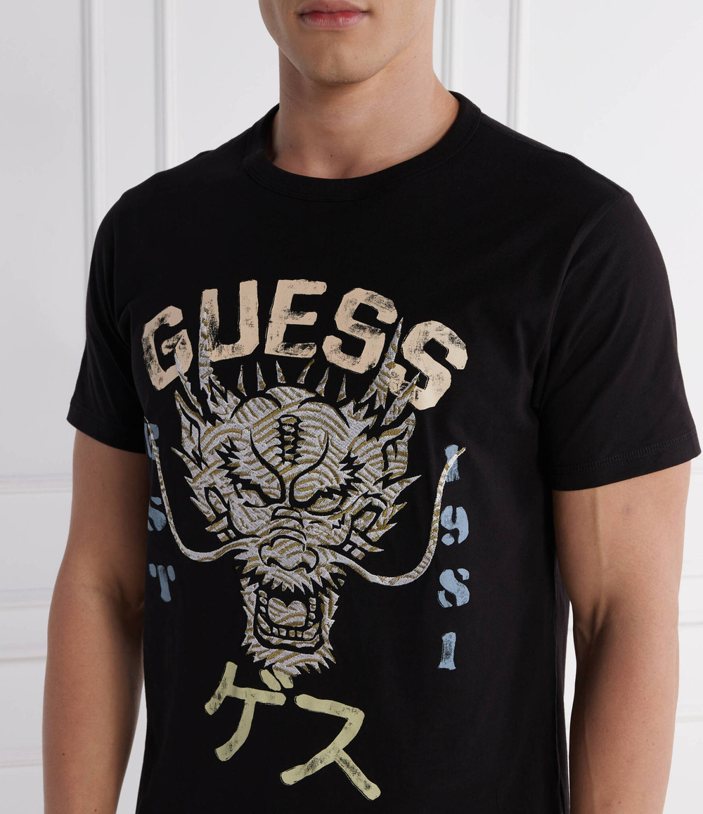 Футболка DRAGON GUESS - черный(M4GI21 K8FQ4)