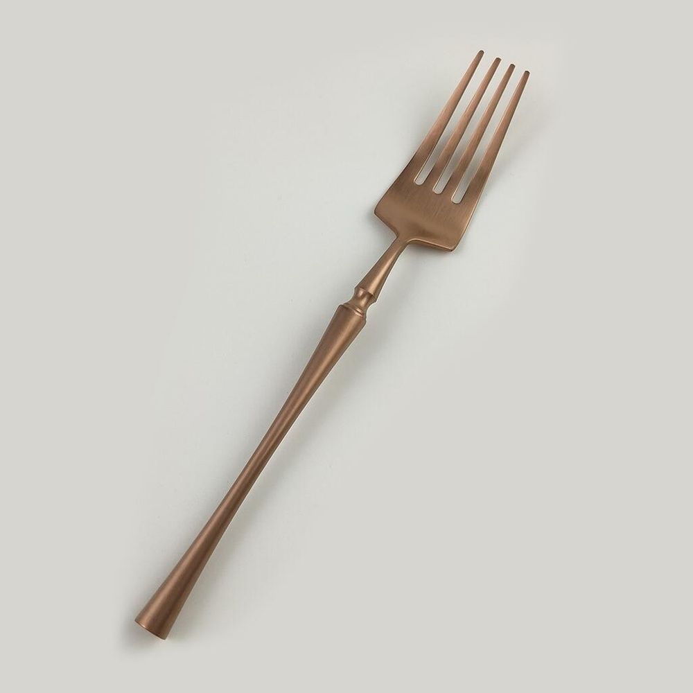 Вилка столовая 21 см матовая цвет медь PVD 1920-Copper P.L. [12]