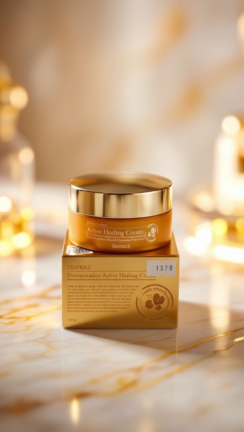 Deoproce Fermentation Active Healing Cream питательный кислородный крем для лица с ферментированными экстрактами, 100мл