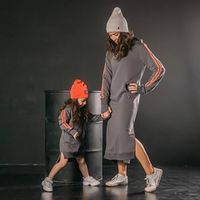 Платье-худи "Тринити" серое
