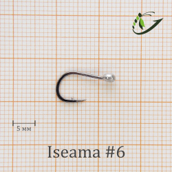Крючок Iseama с напайкой (50 шт)