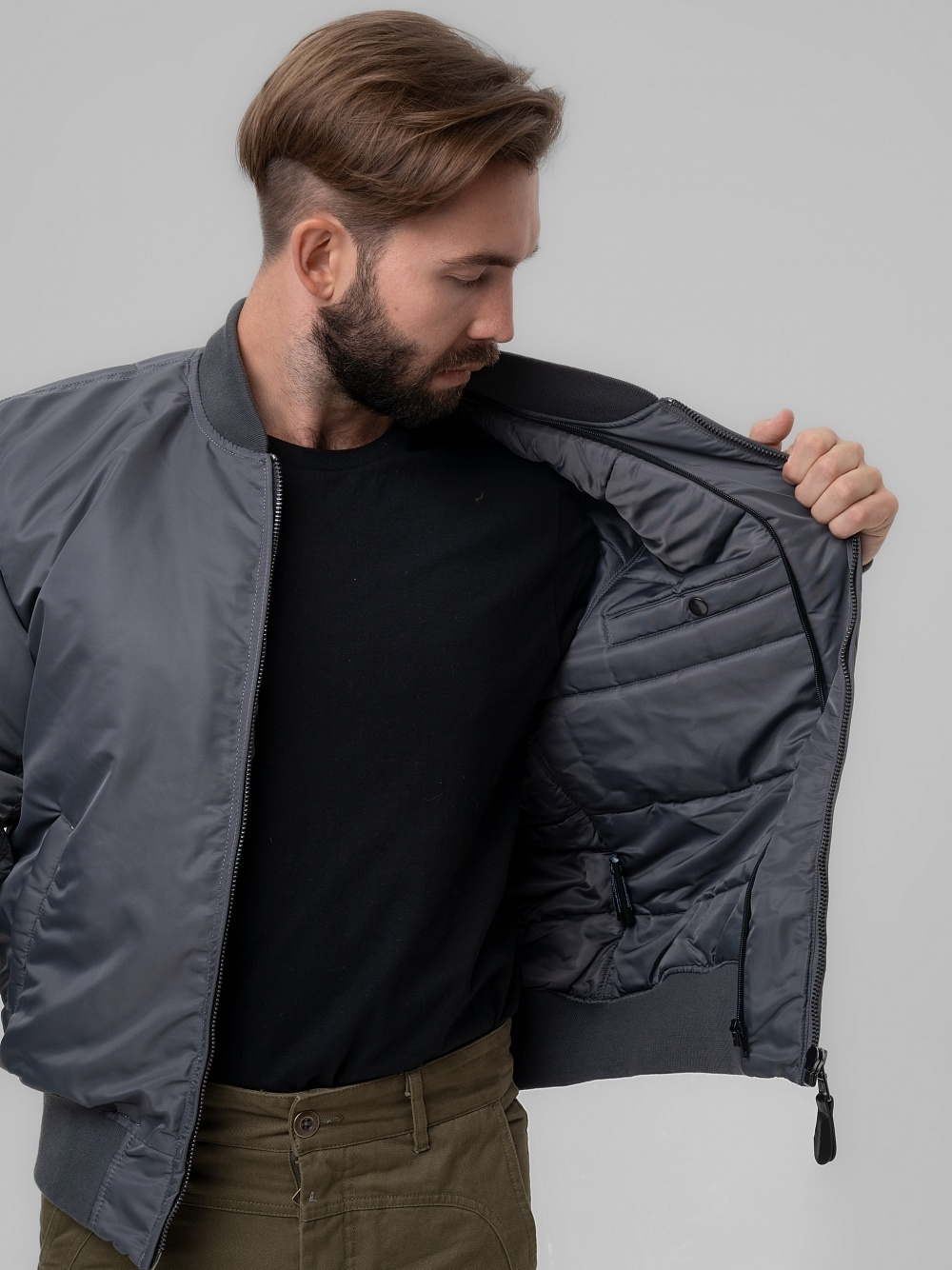 Куртка Бомбер Remington Wenham Gray р. XL