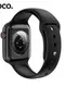 Смарт-часы Hoco Y1, 1.75", 320х385, IP68, BT3.0+4.0, 230 мАч,поддержка вызова,шагомер,черные