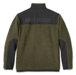 Куртка Men's Sherpa Full Zip Casual Jacket - Green Harley-Davidson