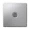 Розетка телевизионная проходная 4DB Systeme Electric ArtGallery Алюминий GAL000392