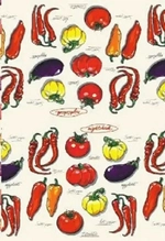 Полотенце кухонное «Flavor - Овощи» 40*57 см, микрофибра 200 гр/м2