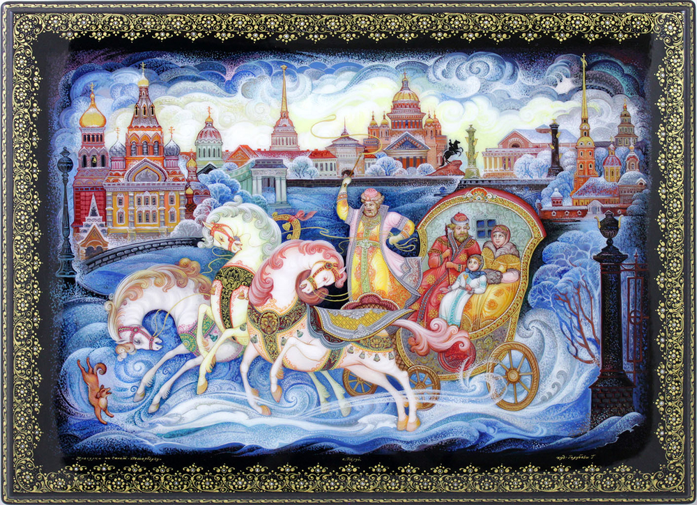 Шкатулка под бумаги "Тройка"