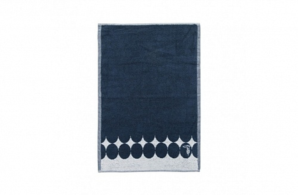 Полотенце 100x150 Trussardi Fregio Blue голубое