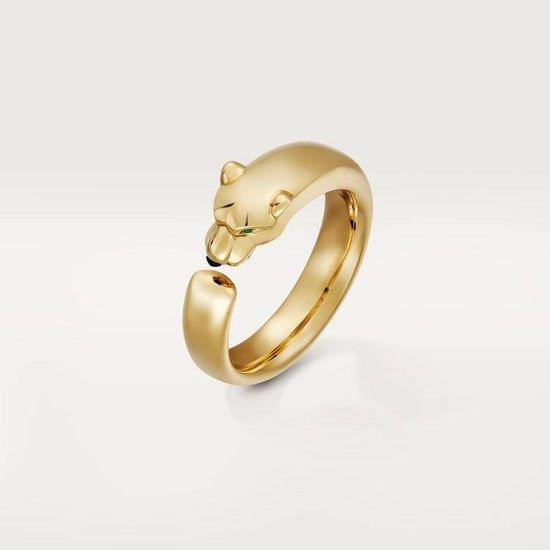 Panthere de Cartier ring, small model in yellow gold