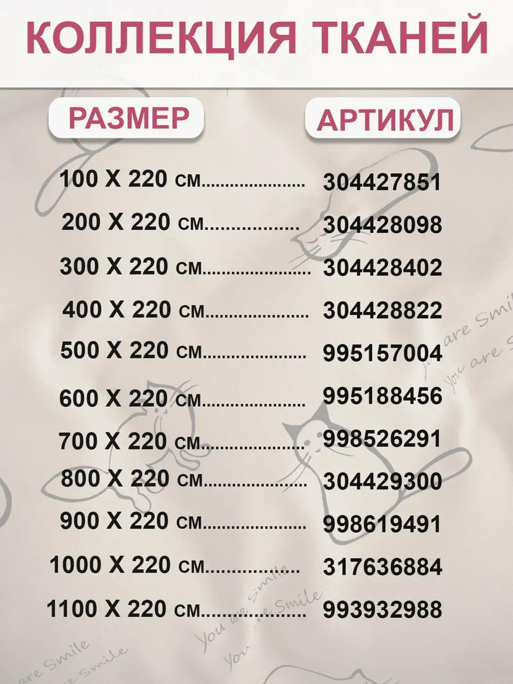 Отрез 200х220 см ткань для рукоделия "Котики (беж)" Сказка перкаль