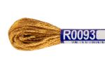 Мулине Gamma вискоза 100%, цв.R0093 золото, 12 мотков по 8 метров