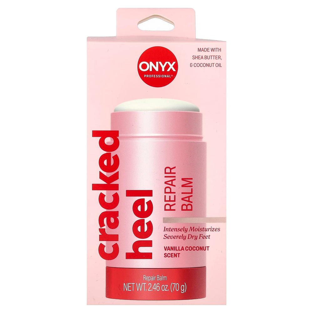 Onyx Professional, Cracker Heel, восстанавливающий бальзам, ваниль и кокос, 75 г (2,64 унции)