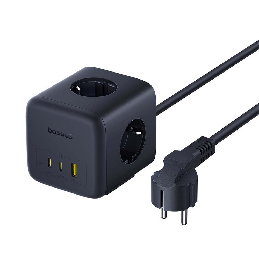 Зарядное устройство Baseus EnerFill FA11 Cube Power Strip GaN6 3AC+1U+2C 67W