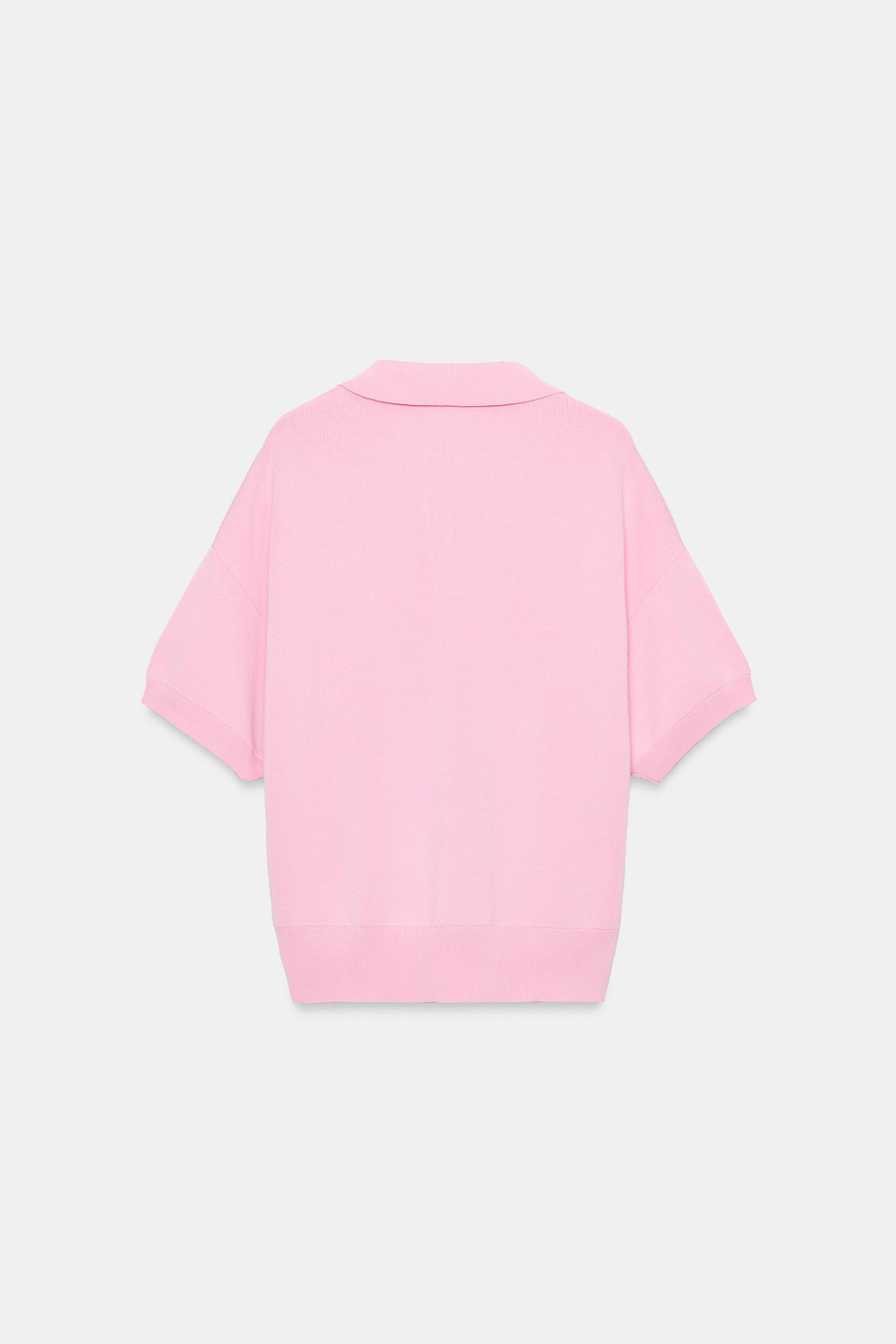 ТРИКОТАЖНОЕ ПОЛО С КОРОТКИМИ РУКАВАМИ — ZARA