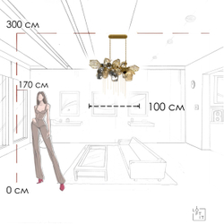10401/1000L Подвесная люстра LOFT IT Britannica