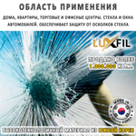 Пленка защитная бронировочная SAFETY 2 MIL LUXFIL, на отрез (ширина рулона 1,524 м.)
