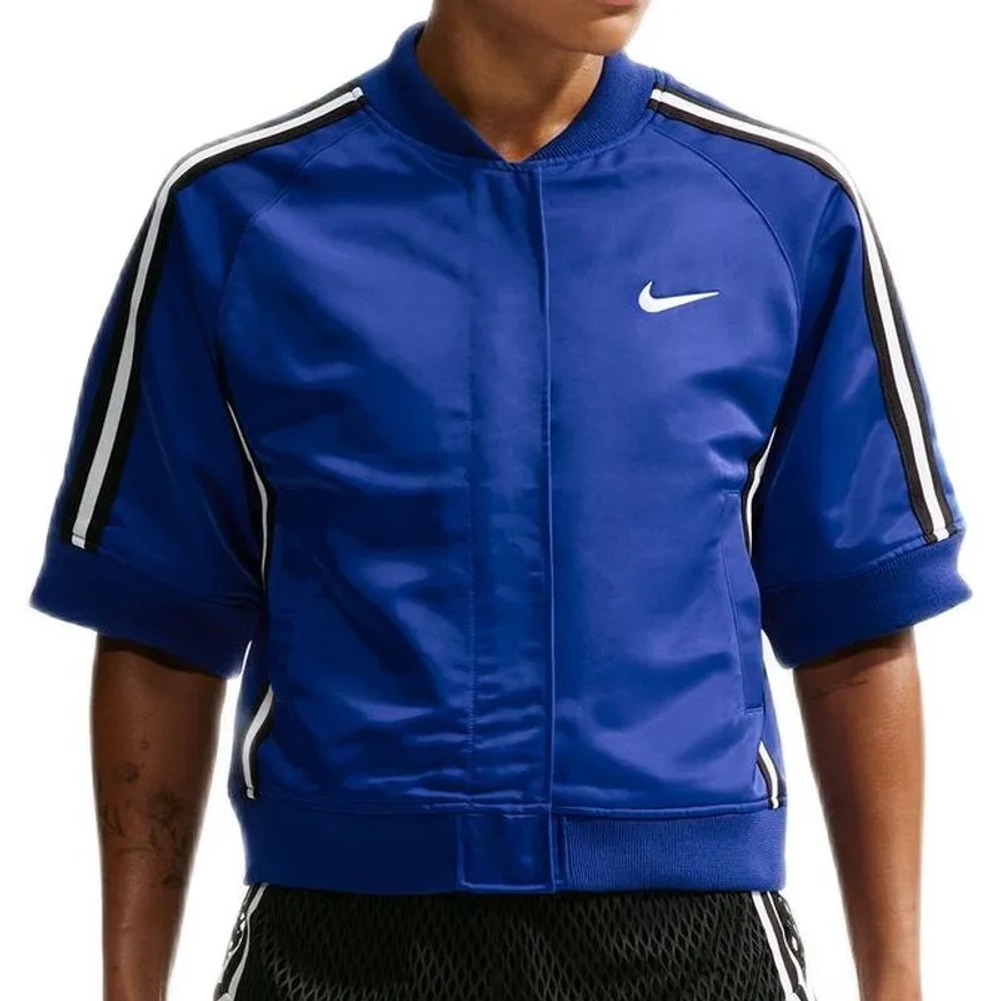 Женская теннисная куртка Nike Court Slam - old royal/black/white