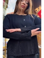 кардиган на пуговицах оверсайз