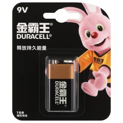 Батарейка Duracell крона алкалиновая 9V 1 шт. 6LR61/9V-1BL Basic (CN) | Duracell