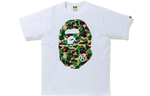 A Bathing Ape Online Exclusive Big Ape Head Bapec Tee белый зеленый