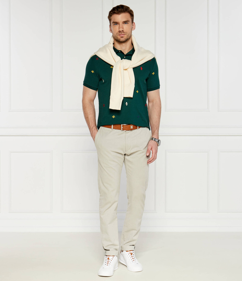 Поло POLO RALPH LAUREN - зеленый(710941437)