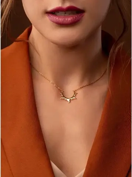 Колье на шею с подвеской Солнце