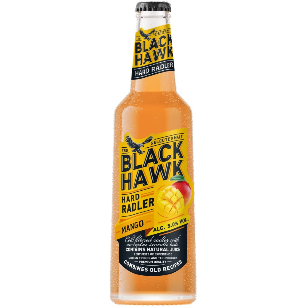Пивной напиток BLACK HAWK вкус Манго 0,44 л