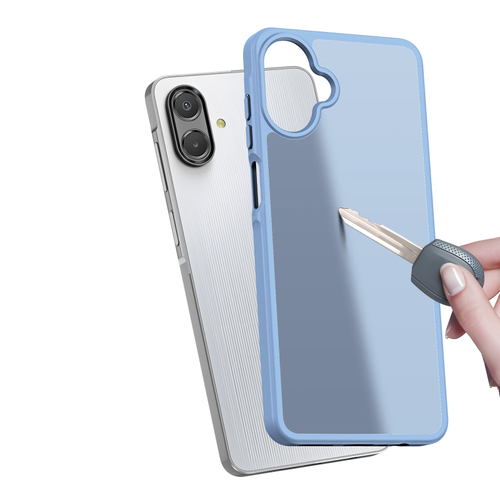 Матовый чехол светло-синего цвета для Samsung Galaxy A08 4G, Galaxy A07 (4G, 5G) и Galaxy A06 (4G, 5G), серия Yind Series от Dux Ducis