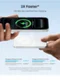 Ультратонкий внешний аккумулятор Anker Nano MagGo (A1665) 5000 мАч, 20W, MagSafe, Qi2, белый