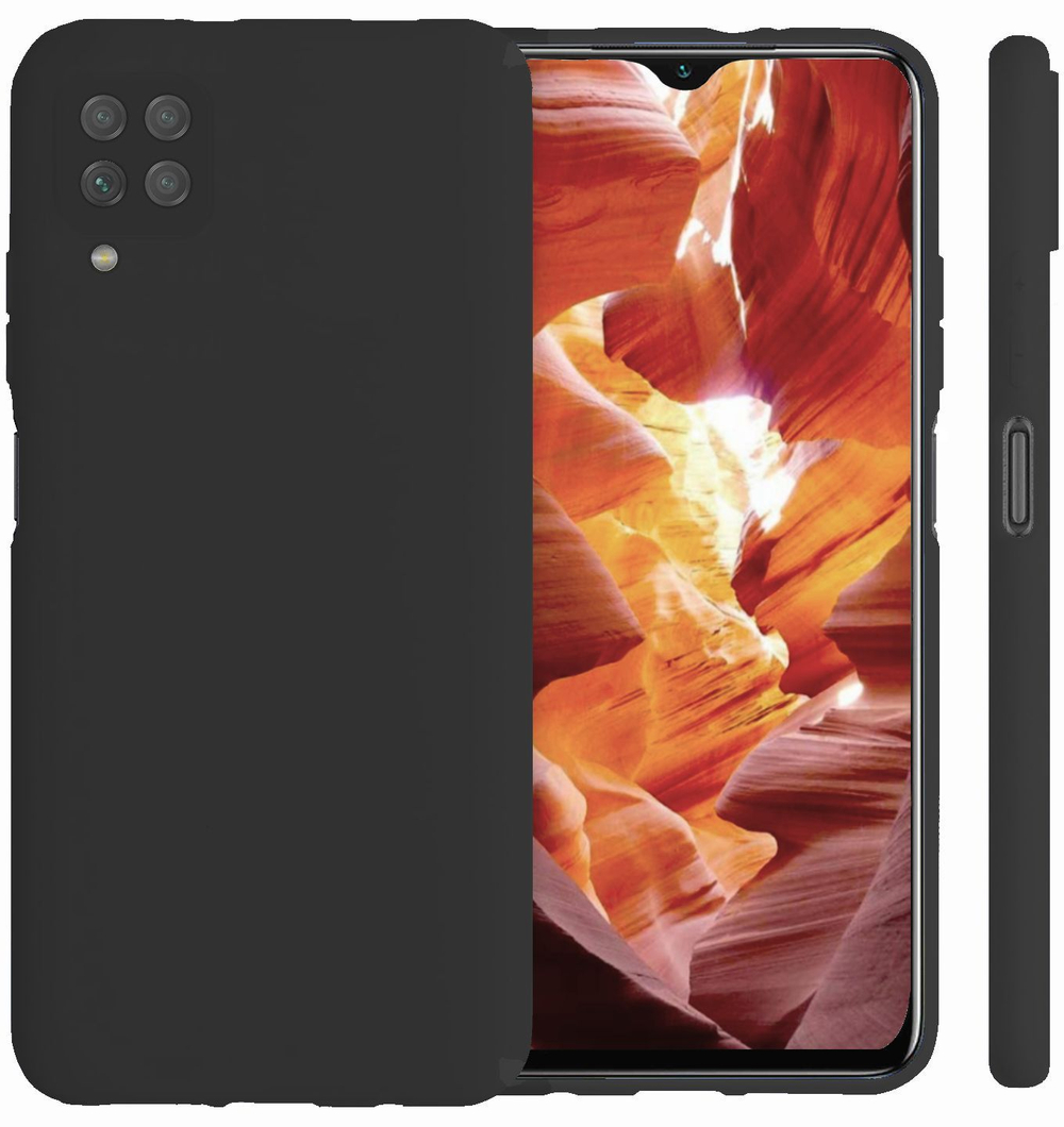 Мягкий Soft Touch чехол из силикона для SAMSUNG GALAXY A22 и M32 с бархатной подкладкой