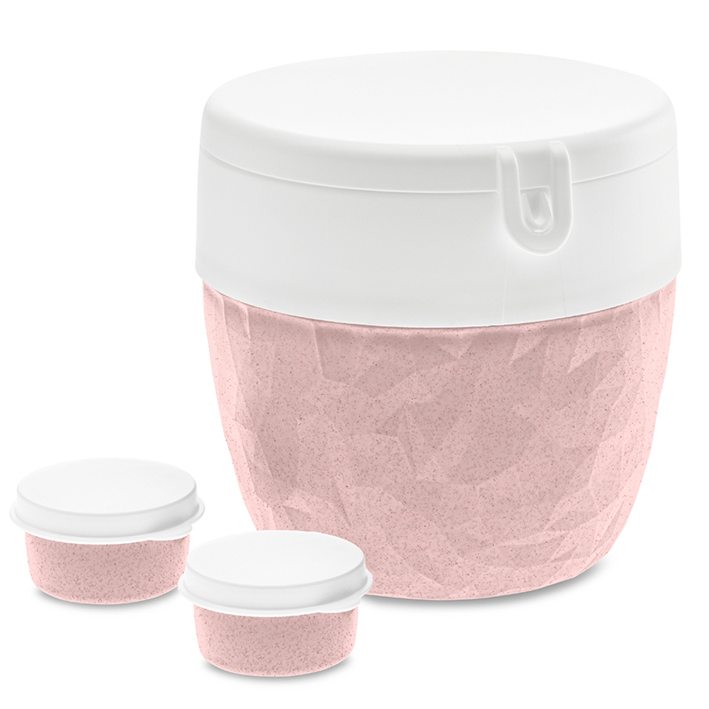 Ланч-бокс Koziol Club Bento Organic розовый