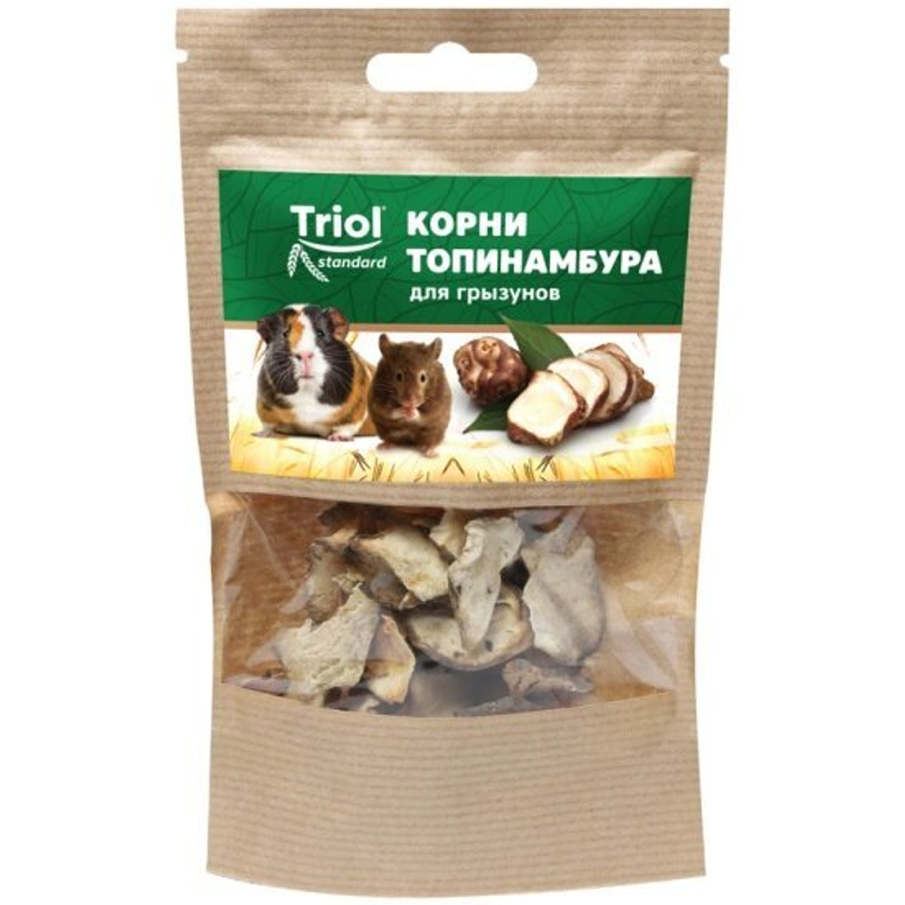 Лакомство корни топинамбура для грызунов, 20г Triol Standard