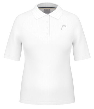 Женское теннисное поло Head Performance Polo Shirt - белое