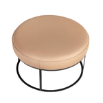 Банкетка из коричневой кожи 5190