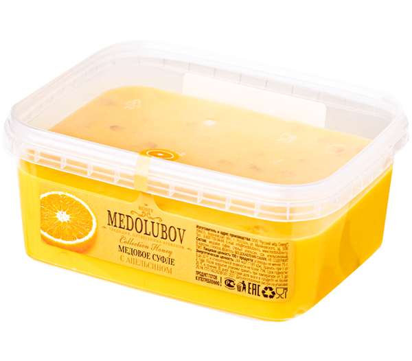 Медовое суфле с апельсином Медолюбов BOX 500 мл