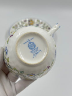 Чайная пара Minton, Haddon Hall blue