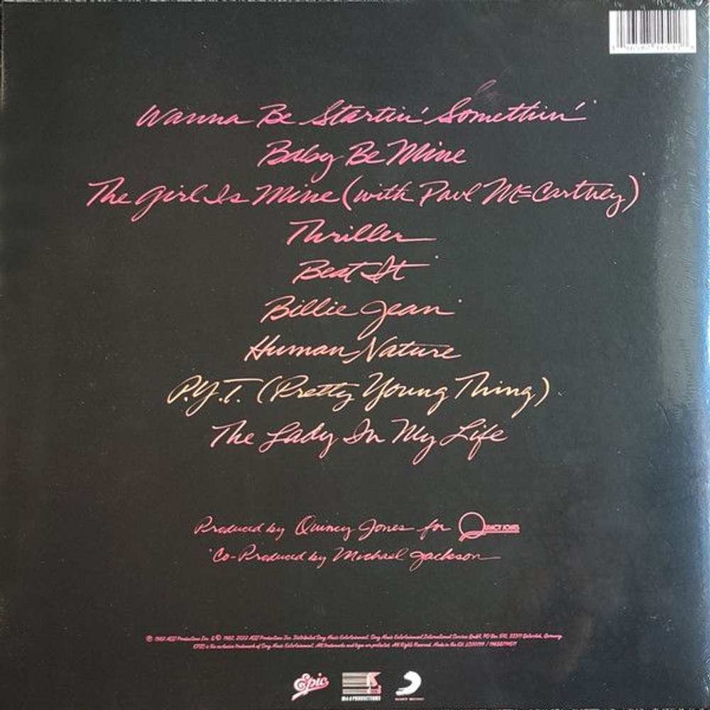 Michael Jackson — Thriller (LP)