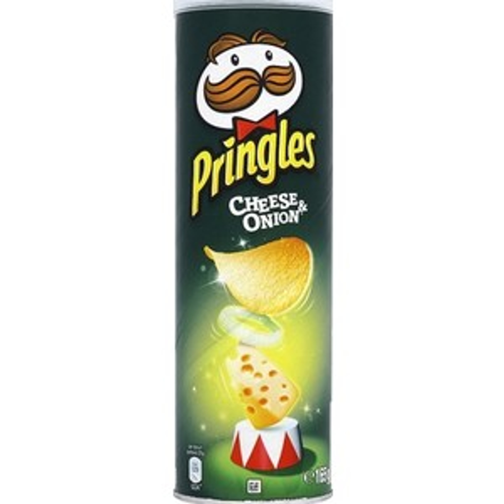 Чипсы PRINGLES 165 гр Сыр Лук (19)