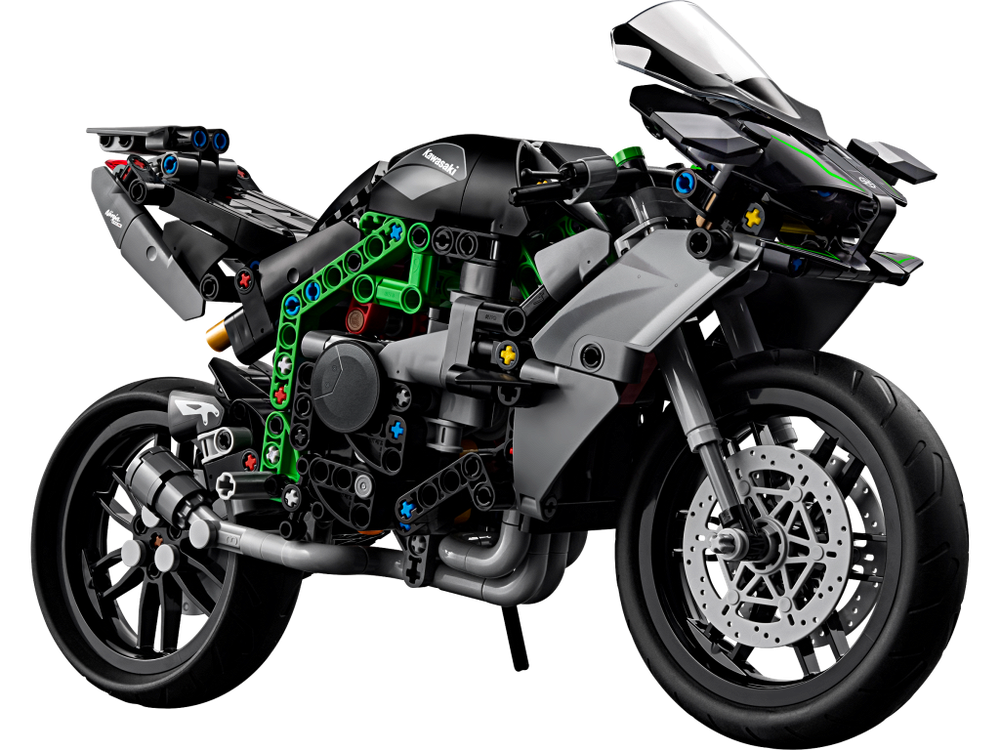 Конструктор Лего Техник Мотоцикл Kawasaki Ninja H2R | LEGO Technic Kawasaki Ninja H2R Motorcycle 42170, 643 детали (10+)