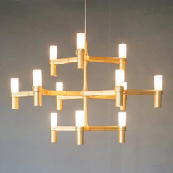 люстра Nemo Crown Minor Chandelier ( хром + потолочная  )