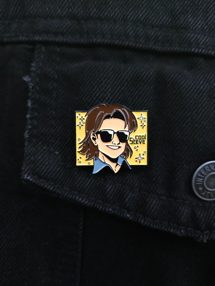 Металлический пин "Stranger Things: Cool Steve"