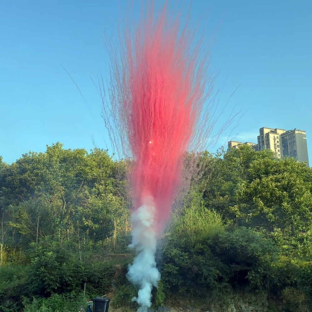 СУ0100312 Дневная батарея салютов "SMOKE MINE" (1,2" х 7 залпов)