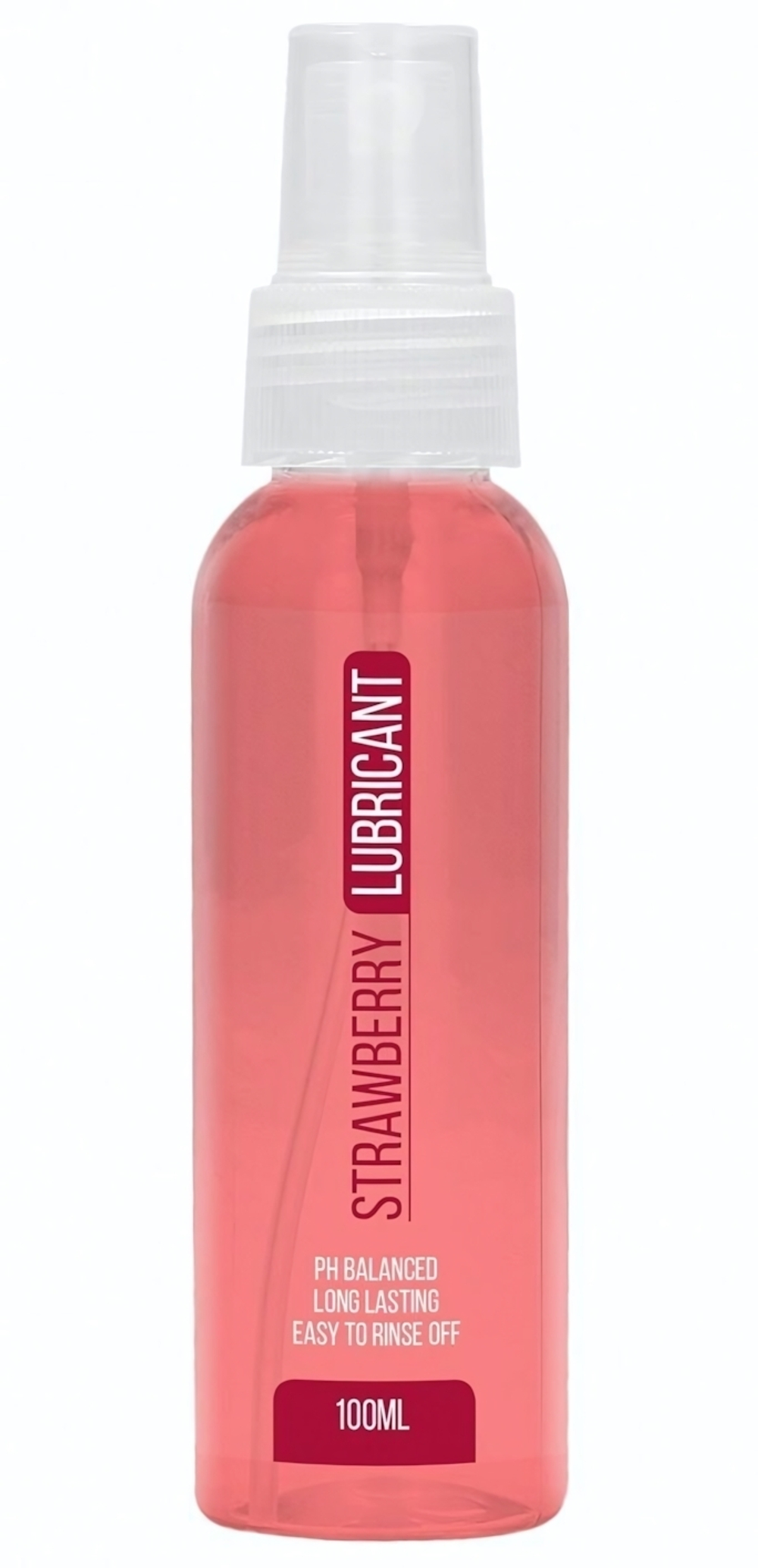 Лубрикант на водной основе с ароматом клубники Strawberry Lubricant - 100 мл.