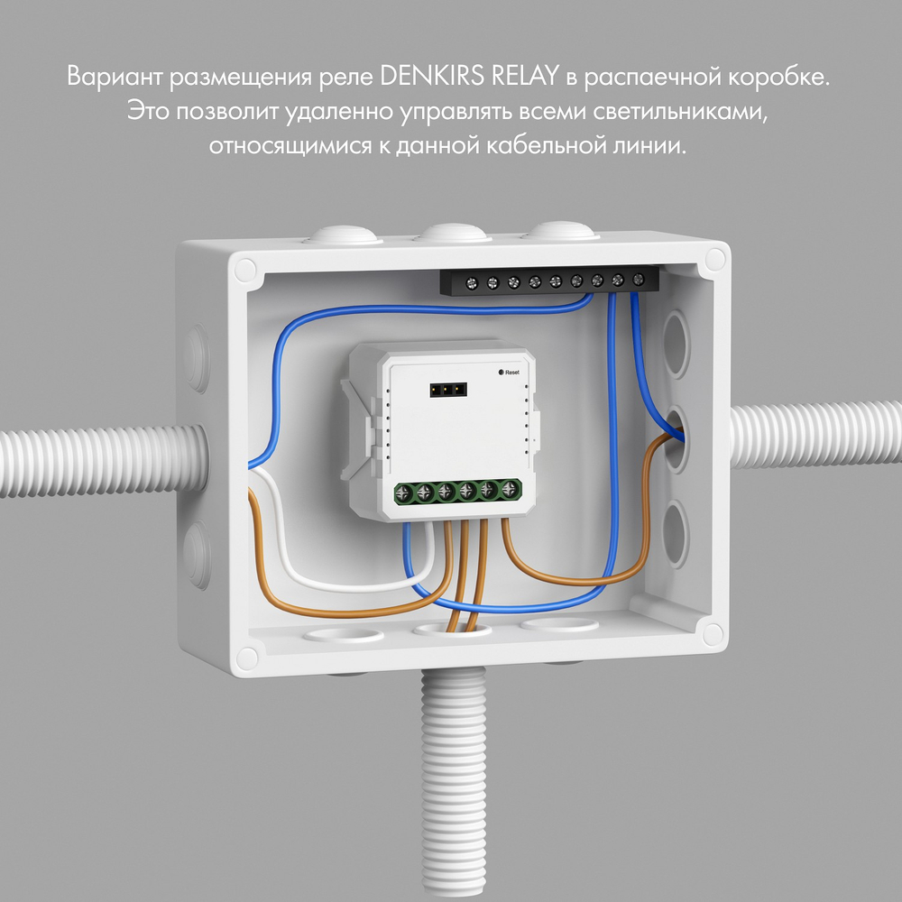 Контроллер-диммер Wi-Fi для смартфонов и планшетов Denkirs Relay RL1004-DM
