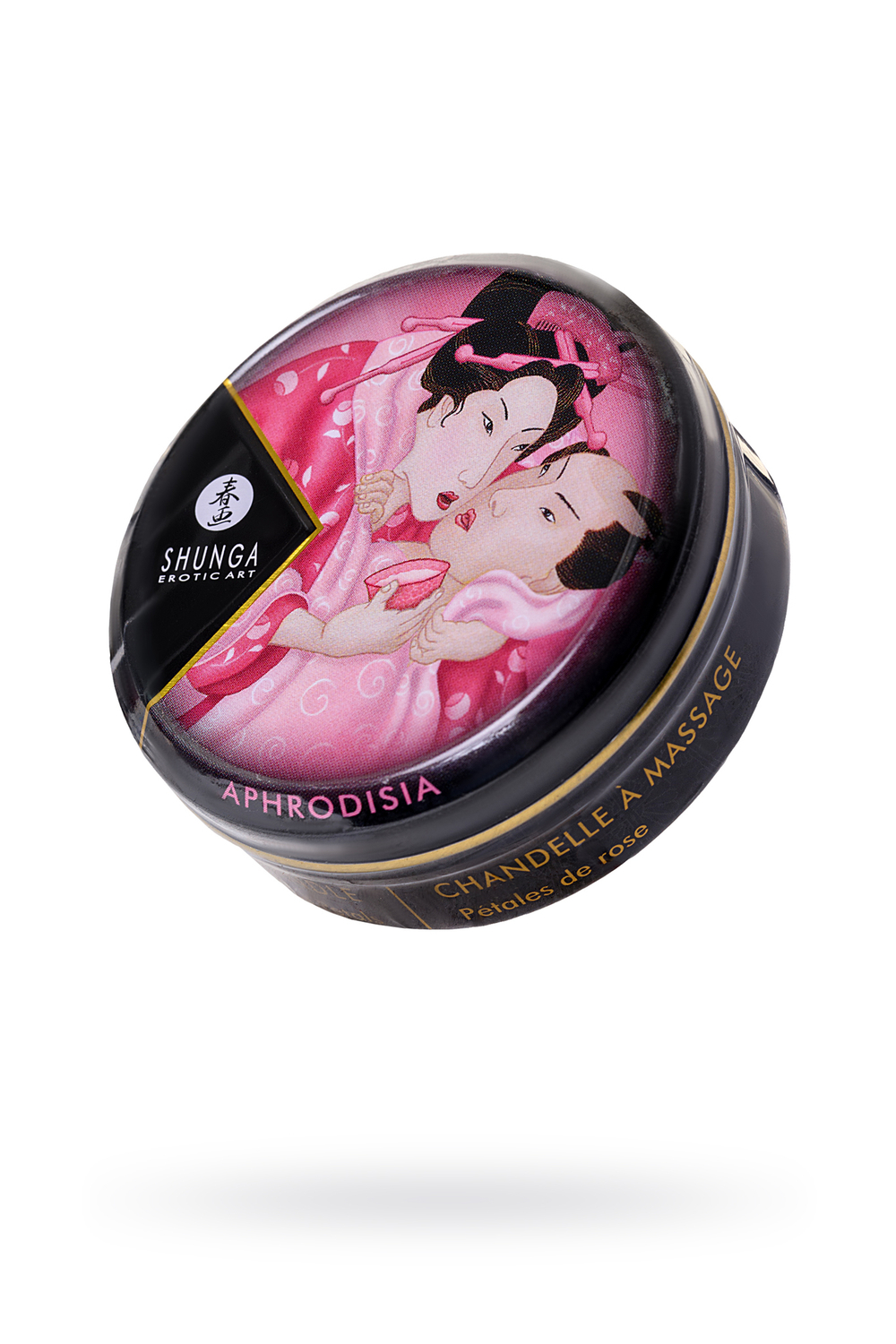 Аромамасвеча массажная Shunga, роза, 30 мл