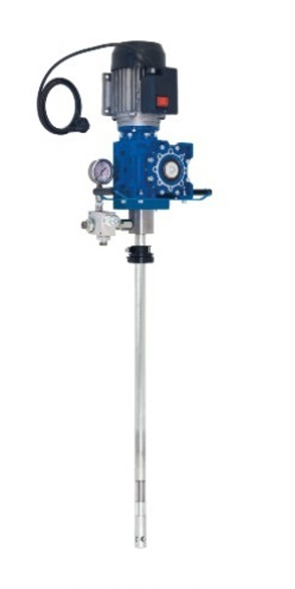 Электрический насос для смазки Flexbimec 7,5:1, 400V/50Hz, 1200 г/мин, для бочек 180 кг 4096/180